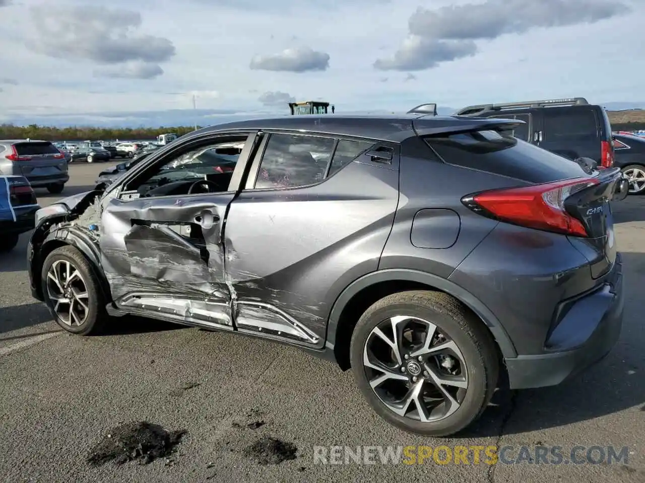 2 Photograph of a damaged car JTNKHMBX0K1035424 TOYOTA C-HR 2019