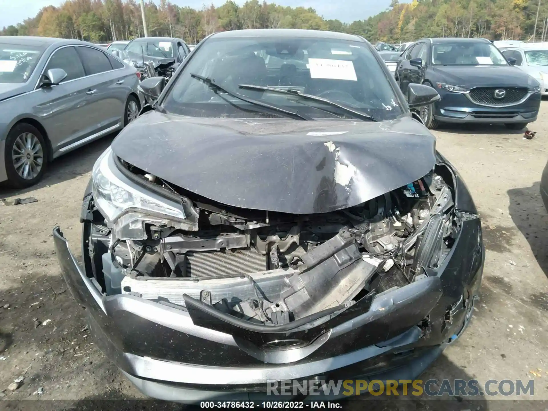 6 Photograph of a damaged car JTNKHMBX0K1036234 TOYOTA C-HR 2019