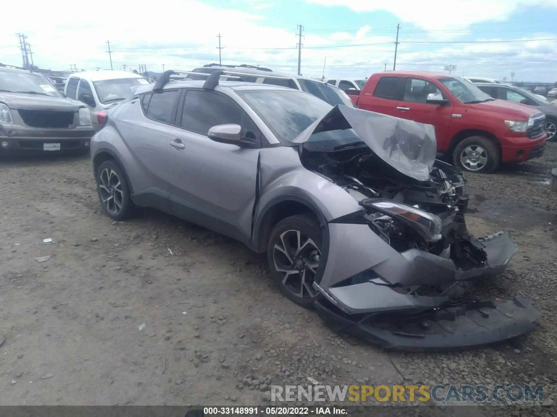 1 Photograph of a damaged car JTNKHMBX0K1037920 TOYOTA C-HR 2019