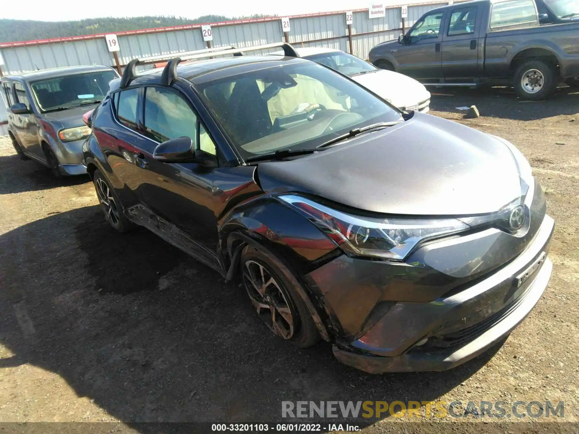 1 Photograph of a damaged car JTNKHMBX0K1039960 TOYOTA C-HR 2019