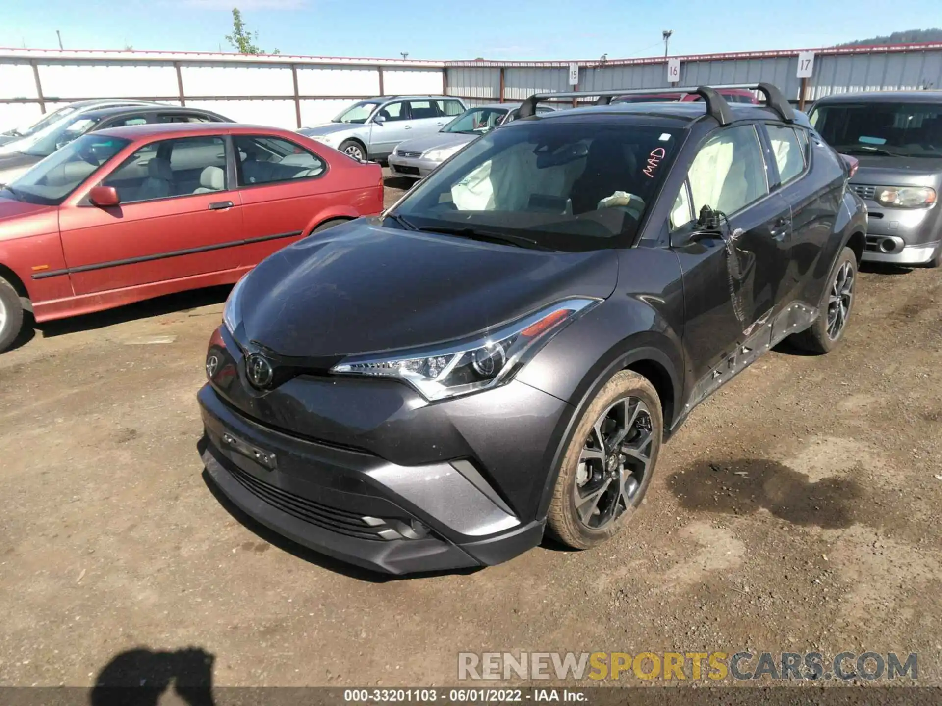 2 Photograph of a damaged car JTNKHMBX0K1039960 TOYOTA C-HR 2019