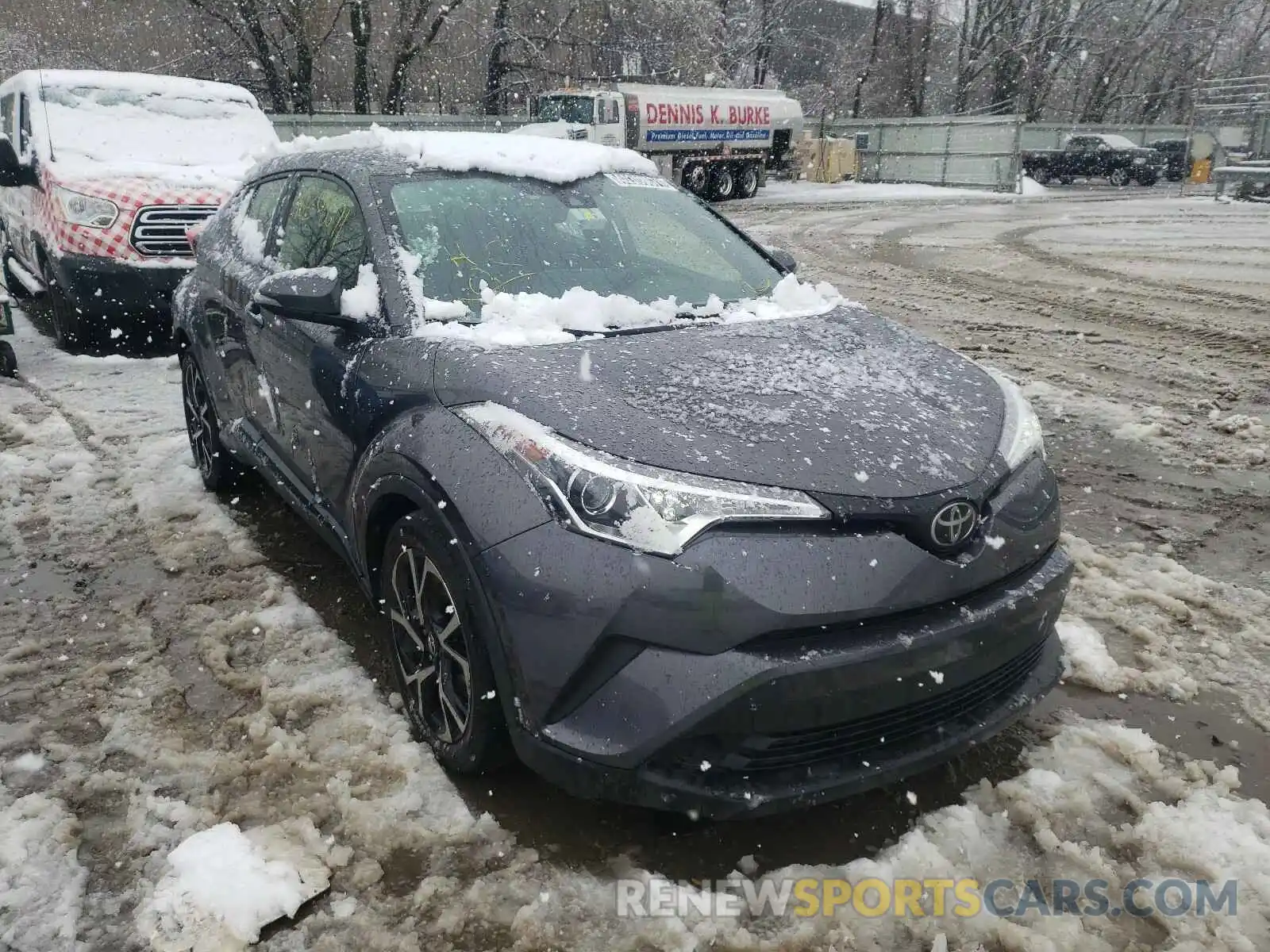 1 Photograph of a damaged car JTNKHMBX0K1041823 TOYOTA C-HR 2019