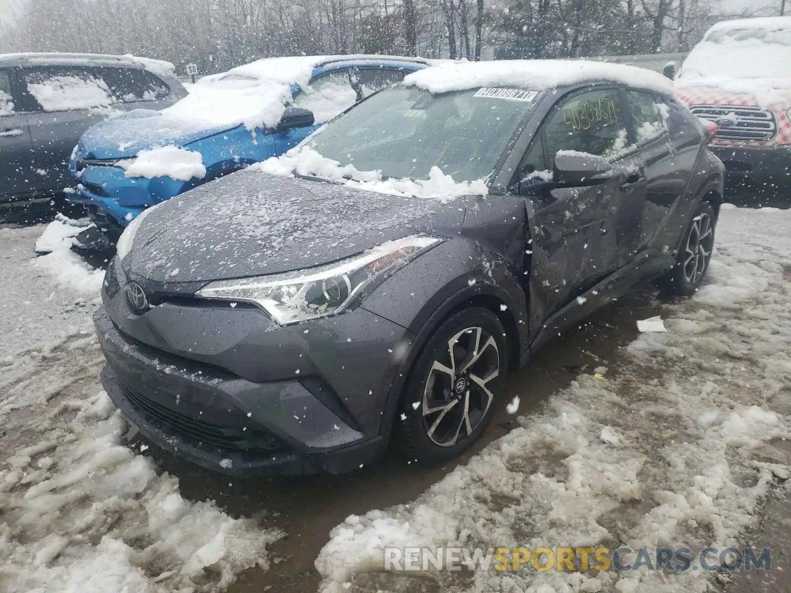 2 Photograph of a damaged car JTNKHMBX0K1041823 TOYOTA C-HR 2019