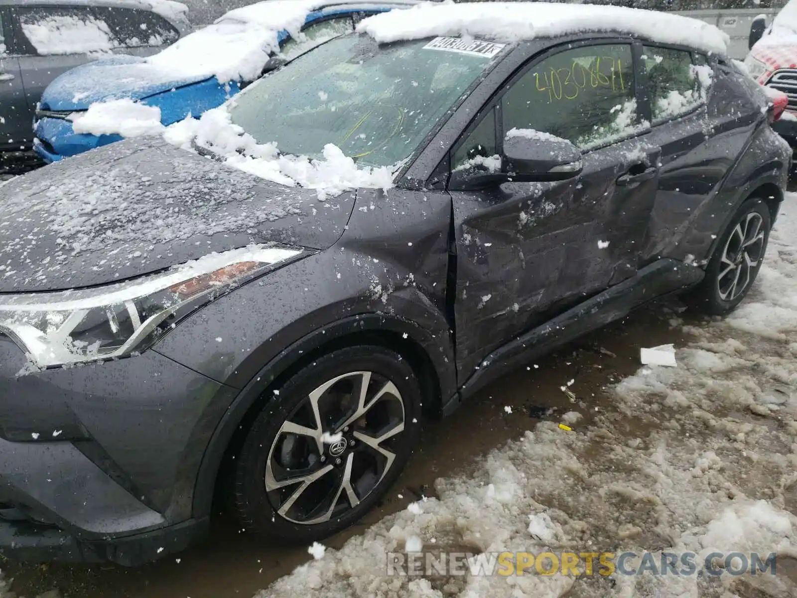 9 Photograph of a damaged car JTNKHMBX0K1041823 TOYOTA C-HR 2019