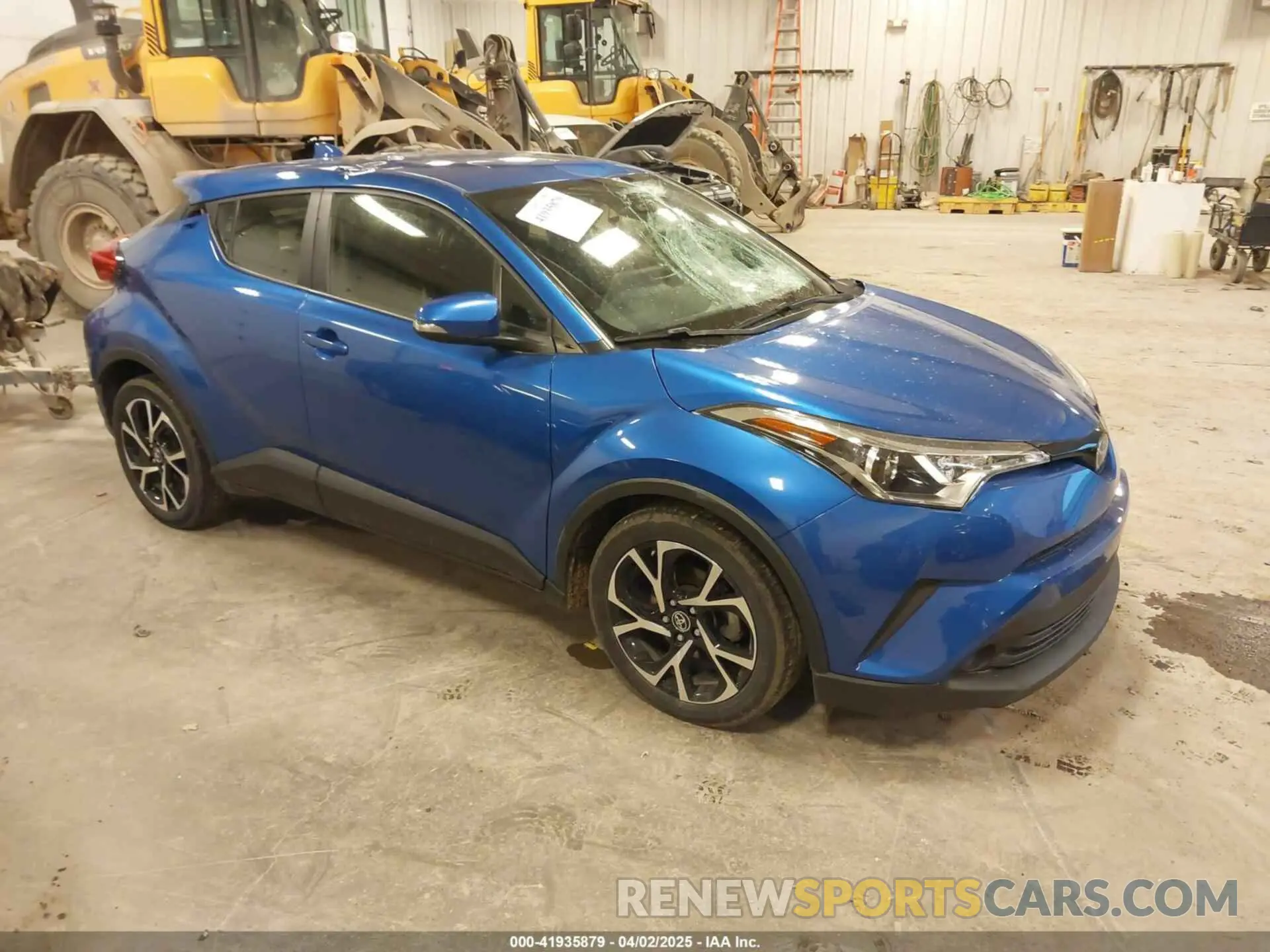 1 Photograph of a damaged car JTNKHMBX0K1042342 TOYOTA C-HR 2019