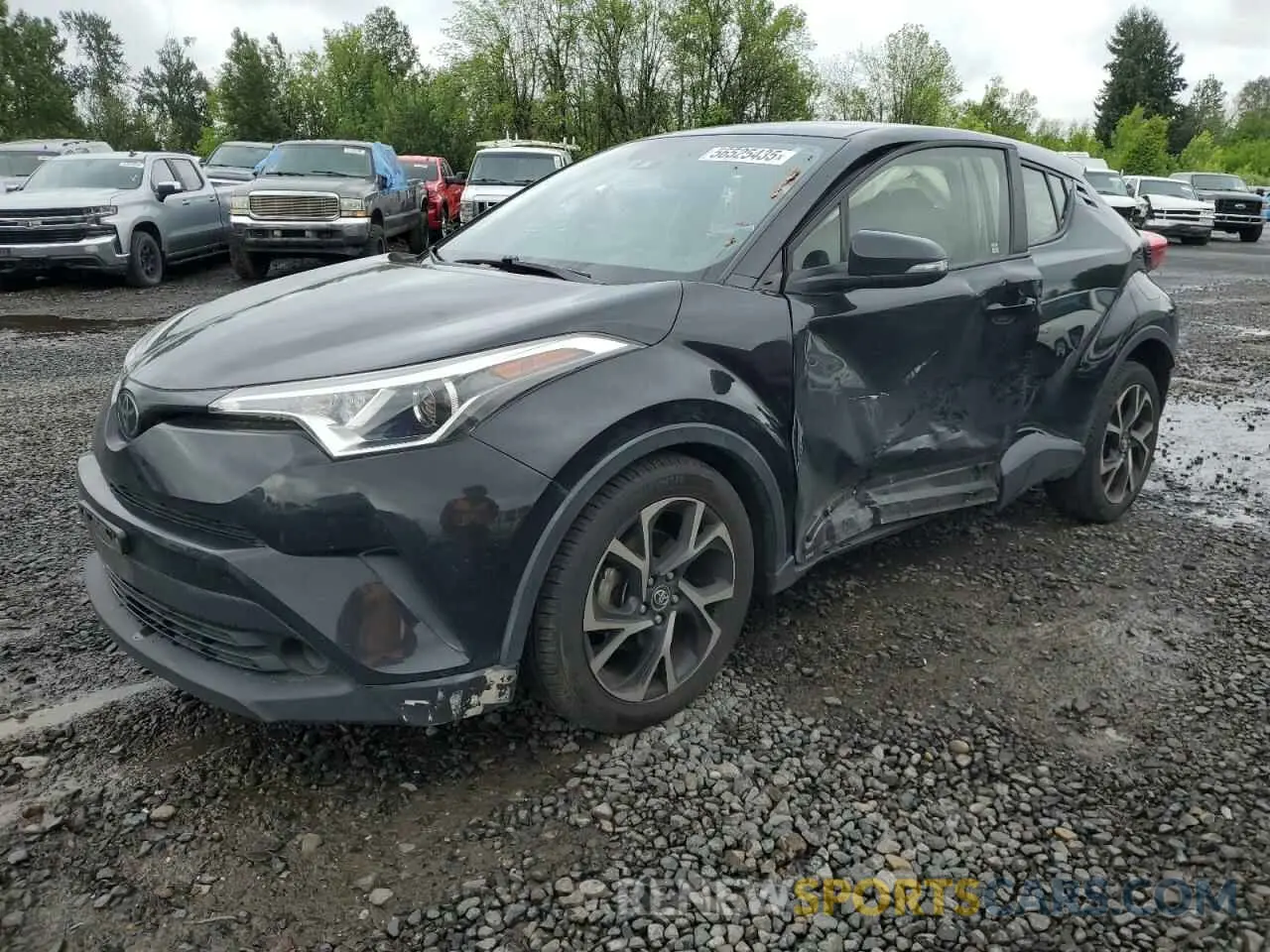 1 Photograph of a damaged car JTNKHMBX0K1047248 TOYOTA C-HR 2019