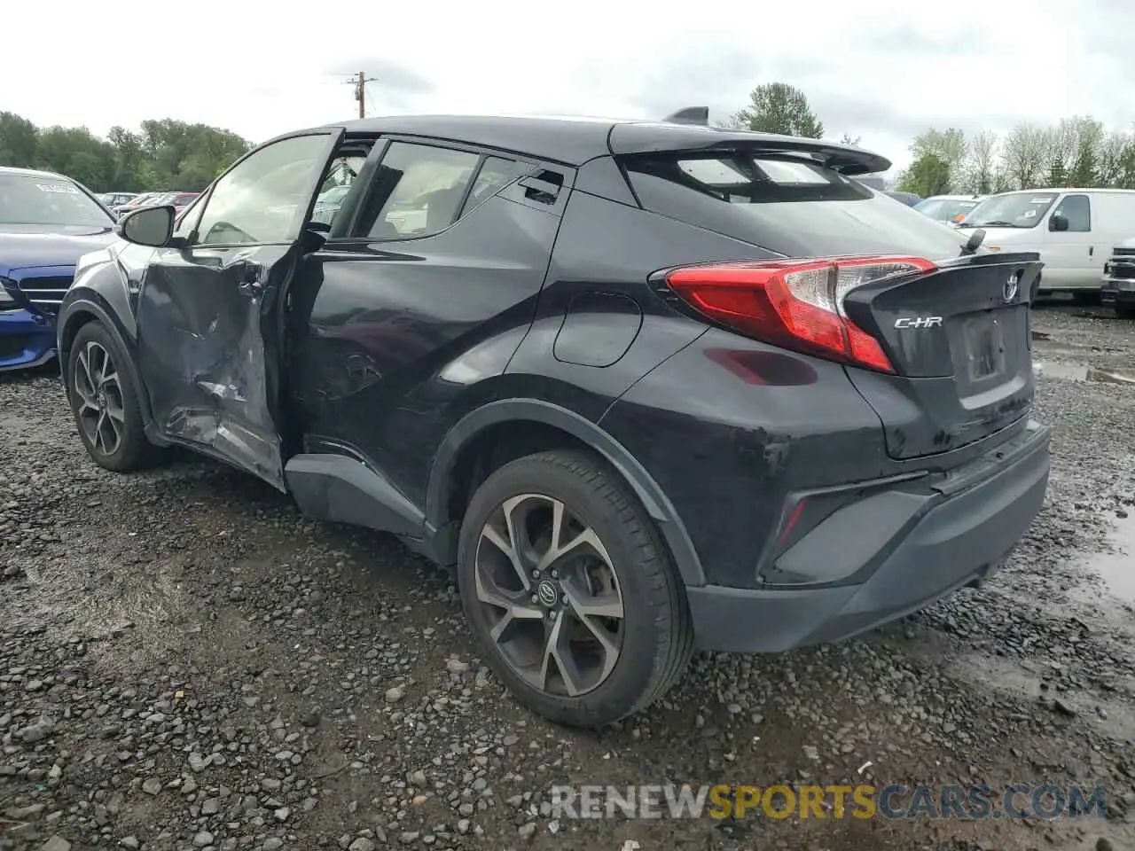 2 Photograph of a damaged car JTNKHMBX0K1047248 TOYOTA C-HR 2019