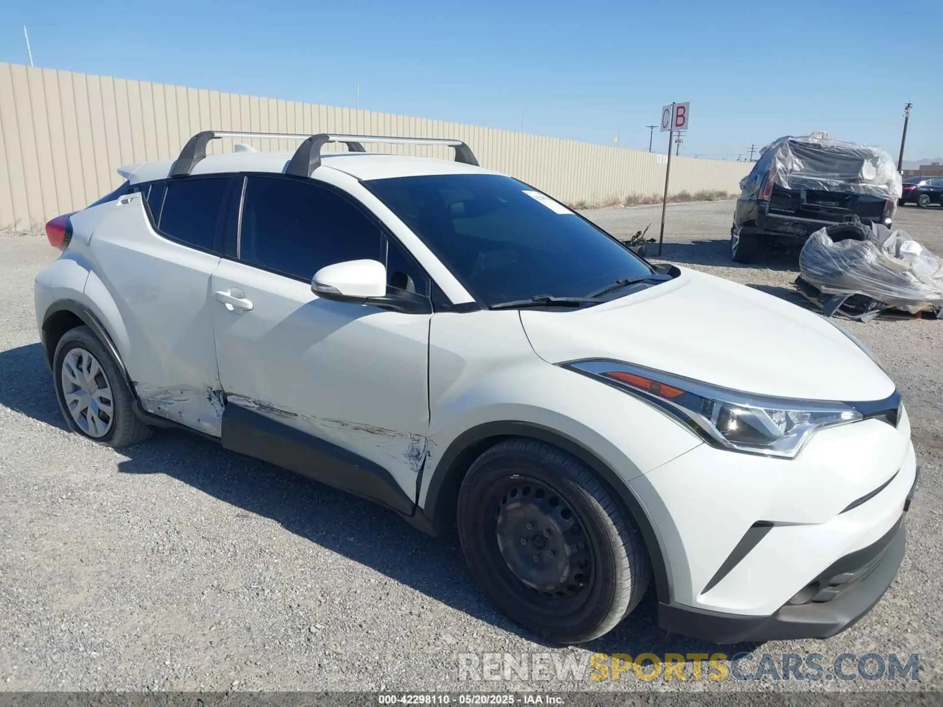 1 Photograph of a damaged car JTNKHMBX0K1049131 TOYOTA C-HR 2019
