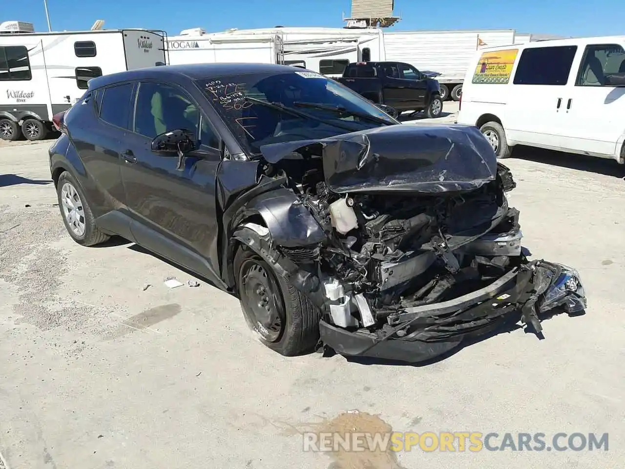 1 Photograph of a damaged car JTNKHMBX0K1050022 TOYOTA C-HR 2019