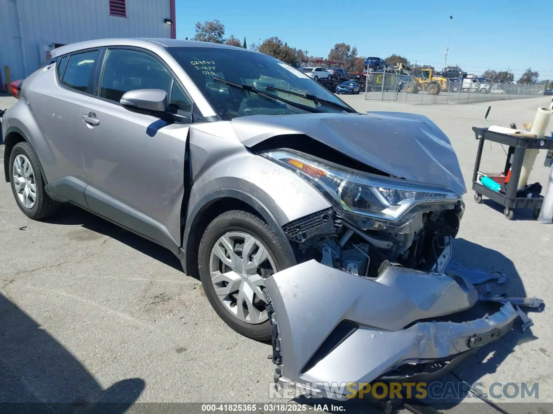 1 Photograph of a damaged car JTNKHMBX0K1050506 TOYOTA C-HR 2019