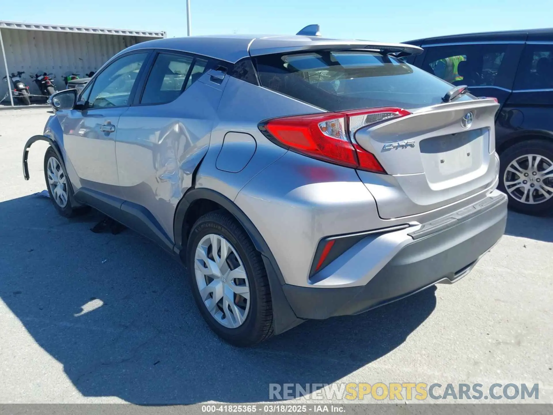 3 Photograph of a damaged car JTNKHMBX0K1050506 TOYOTA C-HR 2019