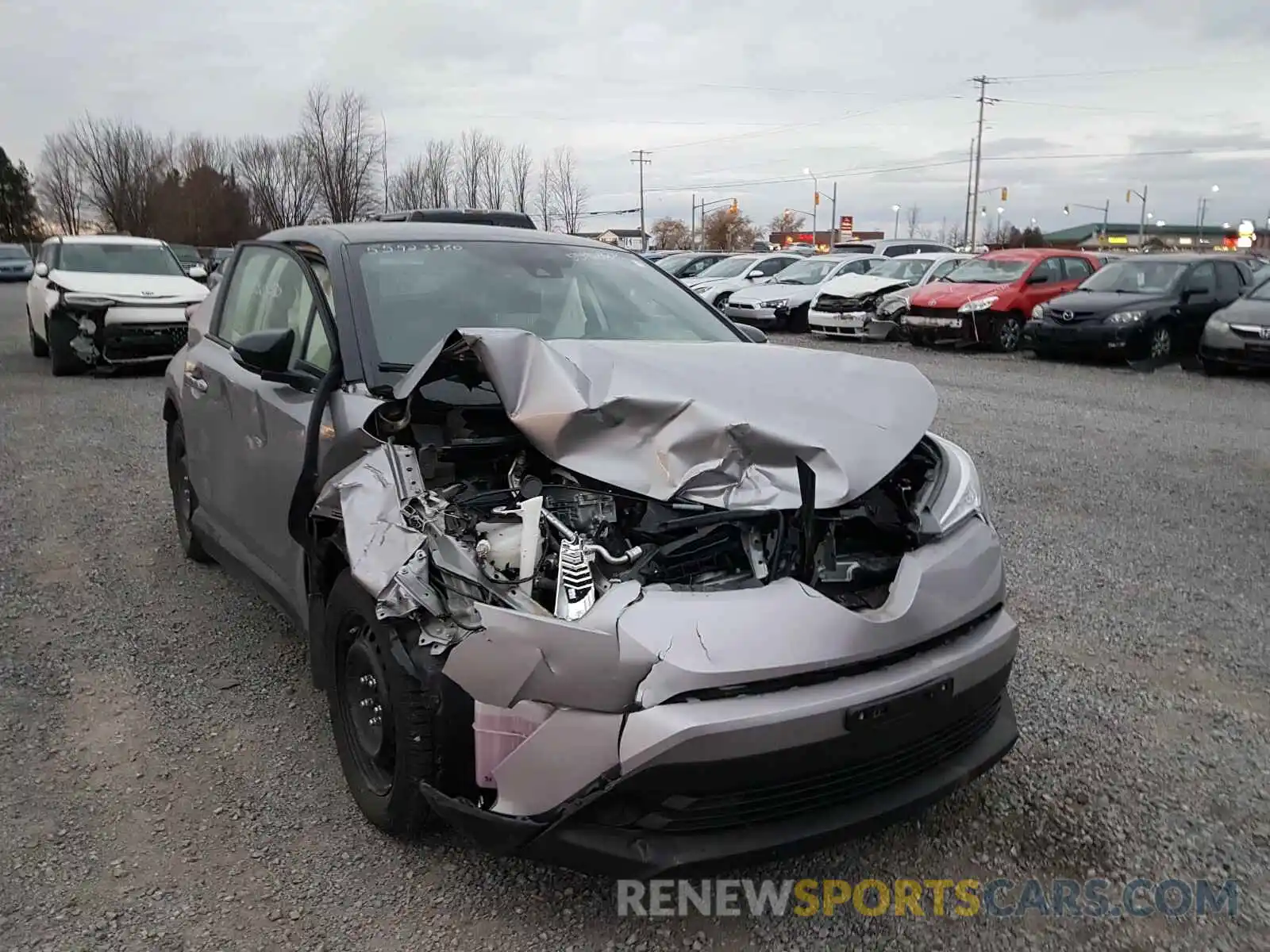 1 Photograph of a damaged car JTNKHMBX0K1050568 TOYOTA C-HR 2019