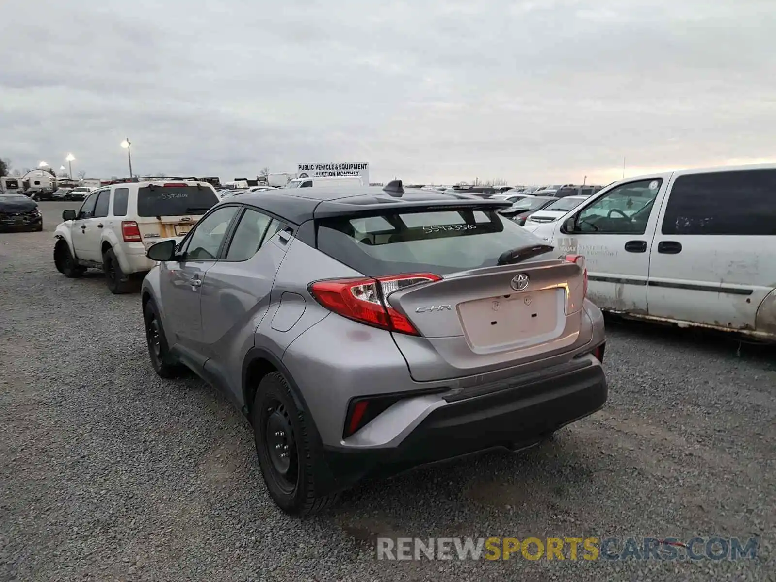 3 Photograph of a damaged car JTNKHMBX0K1050568 TOYOTA C-HR 2019