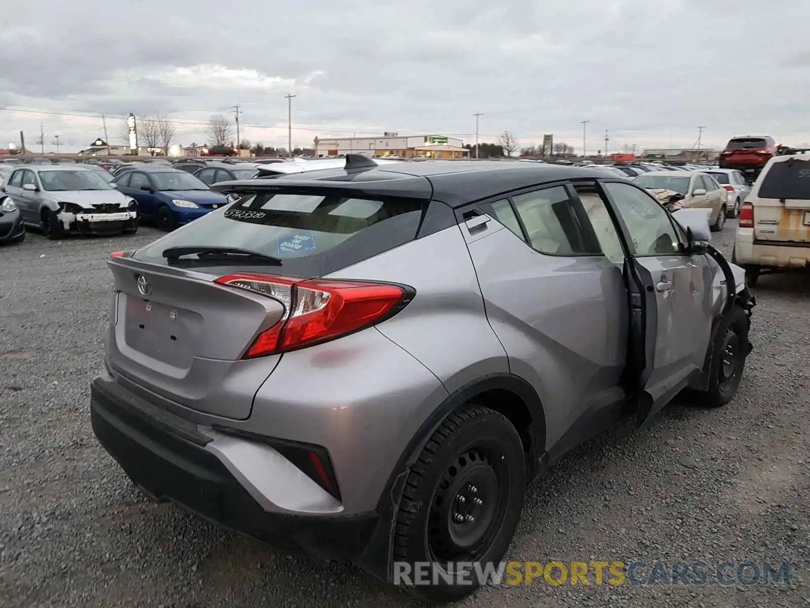 4 Photograph of a damaged car JTNKHMBX0K1050568 TOYOTA C-HR 2019