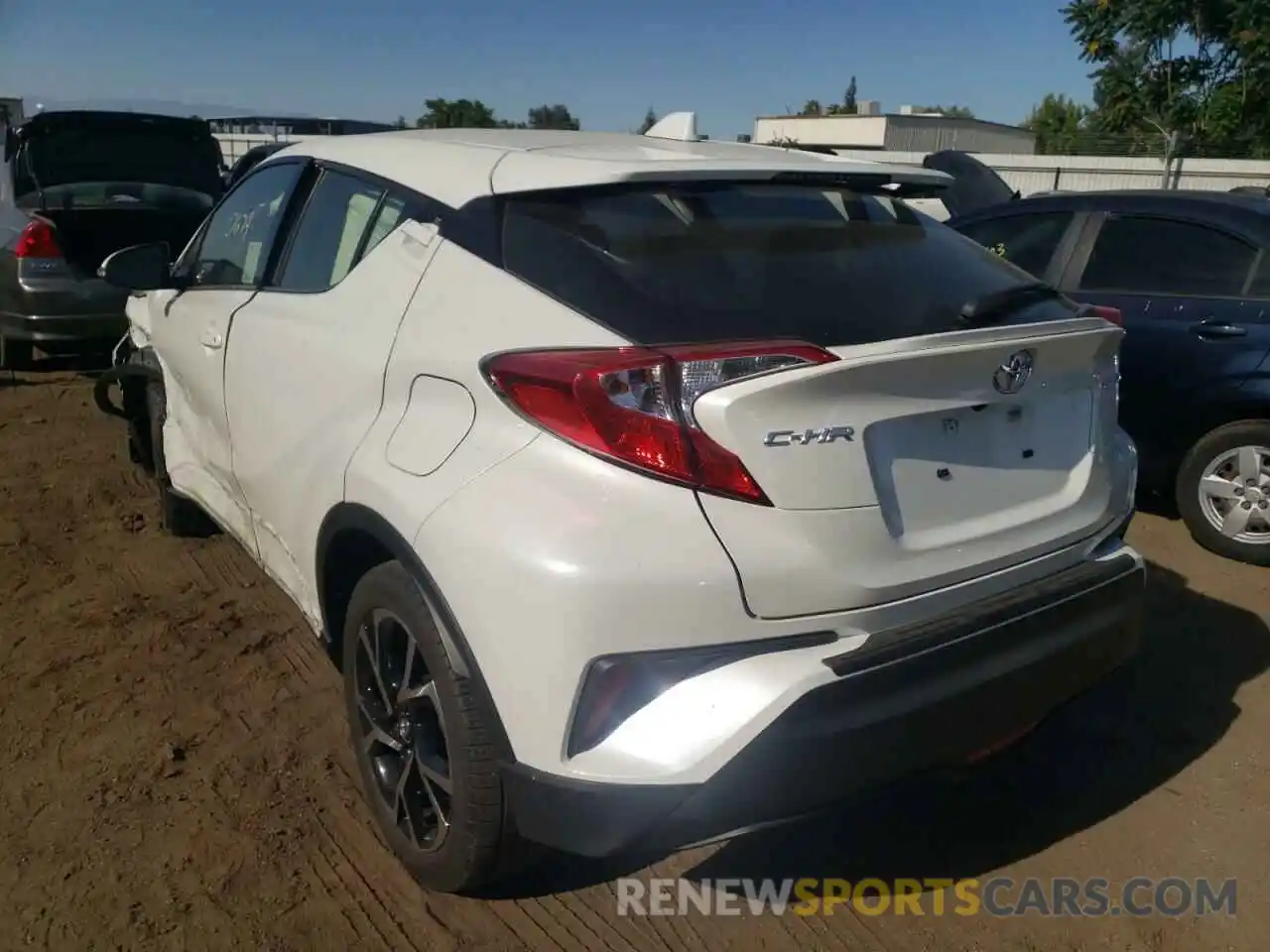 3 Photograph of a damaged car JTNKHMBX0K1052143 TOYOTA C-HR 2019