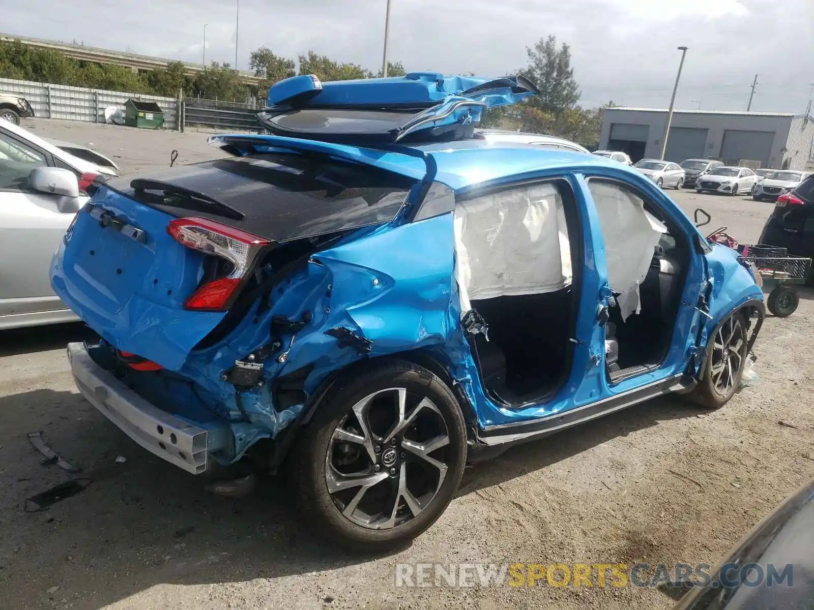 4 Photograph of a damaged car JTNKHMBX0K1053602 TOYOTA C-HR 2019