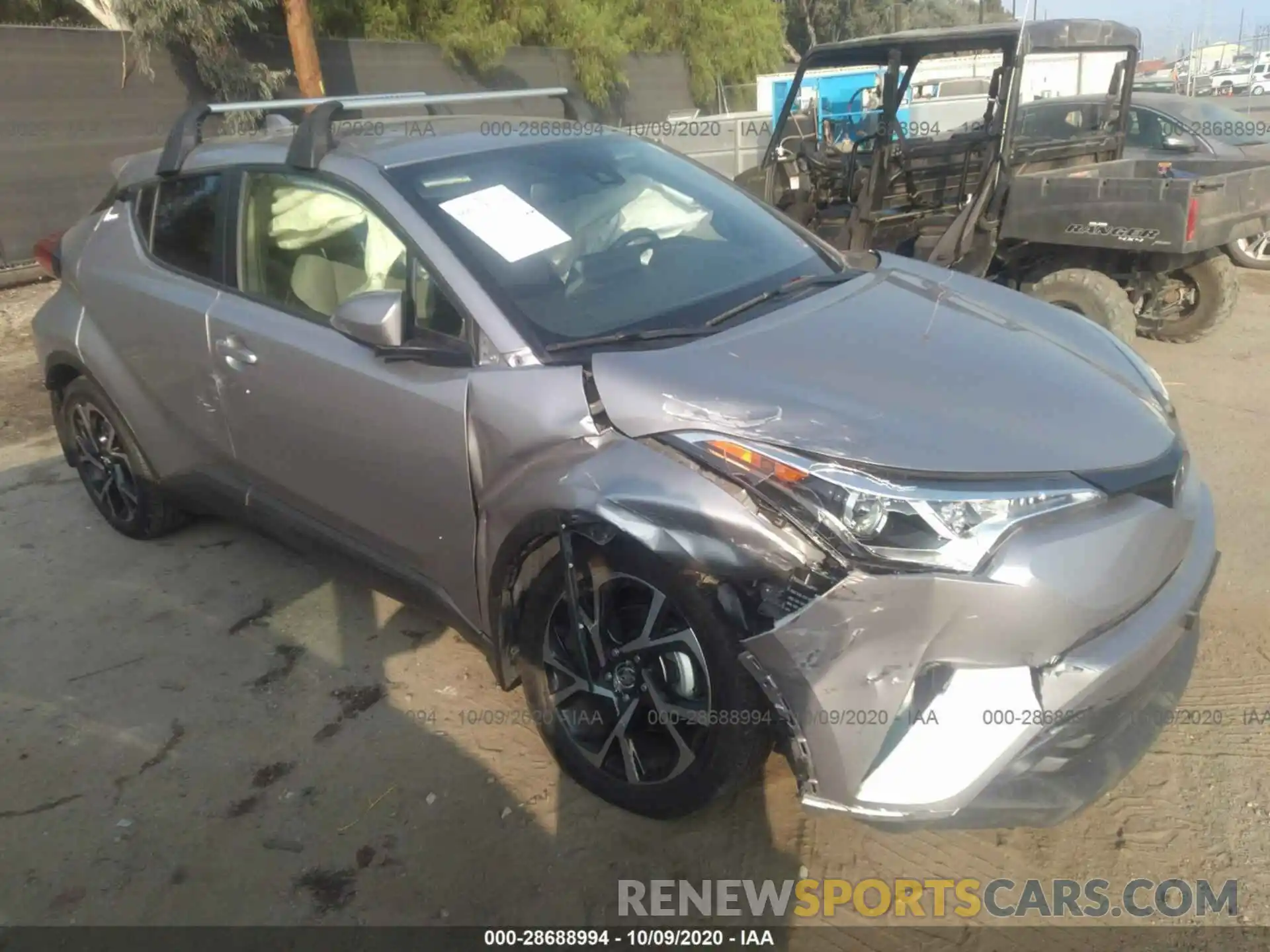 1 Photograph of a damaged car JTNKHMBX0K1053888 TOYOTA C-HR 2019