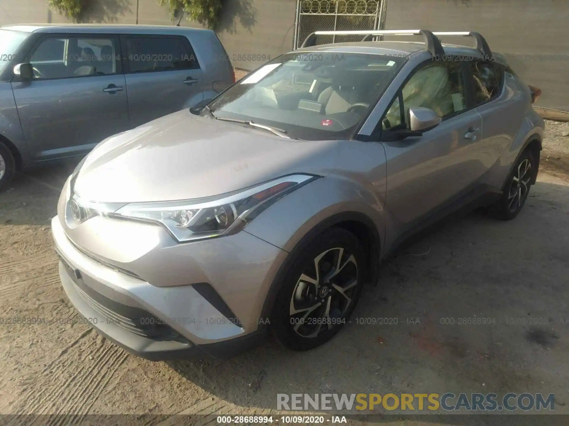 2 Photograph of a damaged car JTNKHMBX0K1053888 TOYOTA C-HR 2019