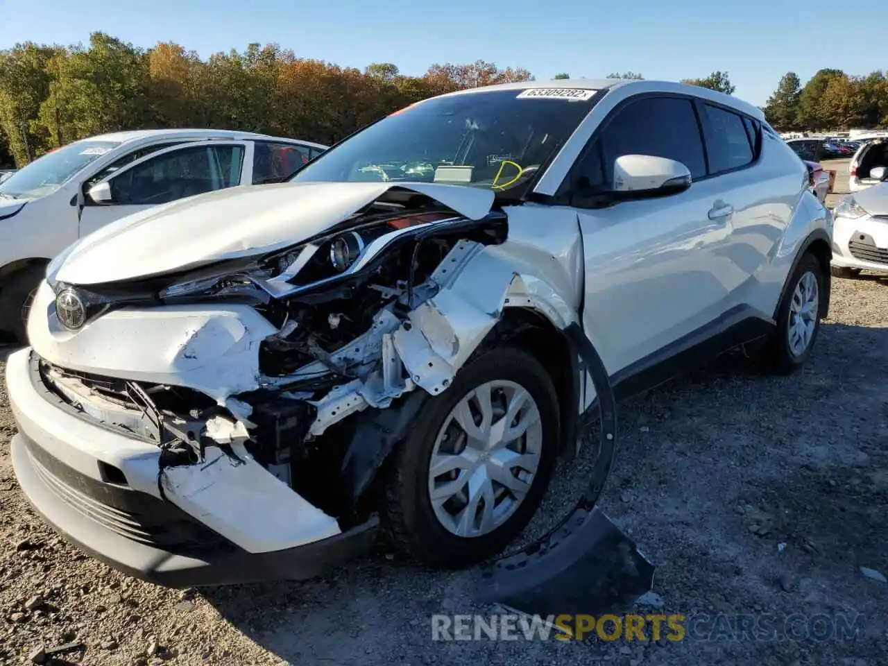 2 Photograph of a damaged car JTNKHMBX0K1054460 TOYOTA C-HR 2019