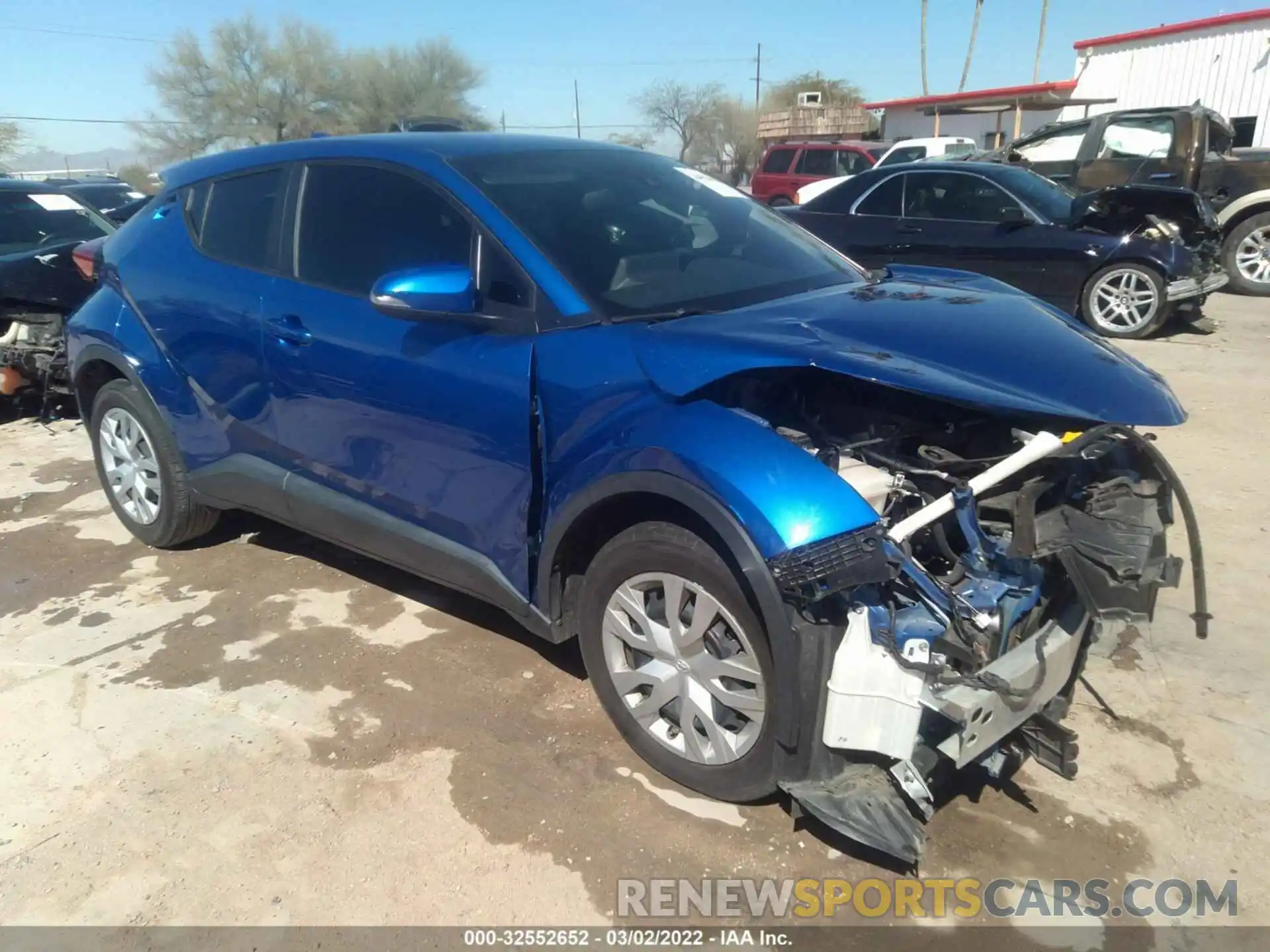 1 Photograph of a damaged car JTNKHMBX0K1054636 TOYOTA C-HR 2019