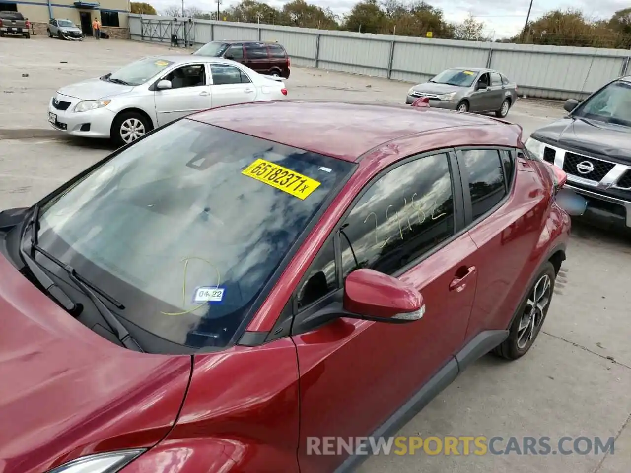 9 Photograph of a damaged car JTNKHMBX0K1058279 TOYOTA C-HR 2019