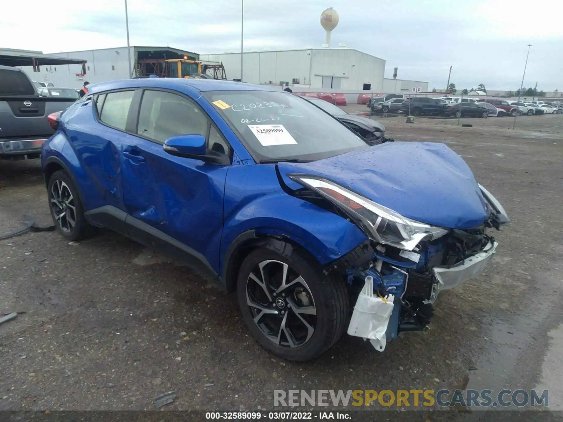 1 Photograph of a damaged car JTNKHMBX0K1059593 TOYOTA C-HR 2019