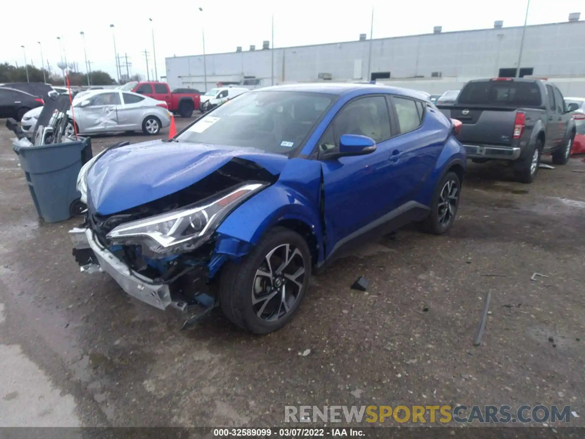 2 Photograph of a damaged car JTNKHMBX0K1059593 TOYOTA C-HR 2019