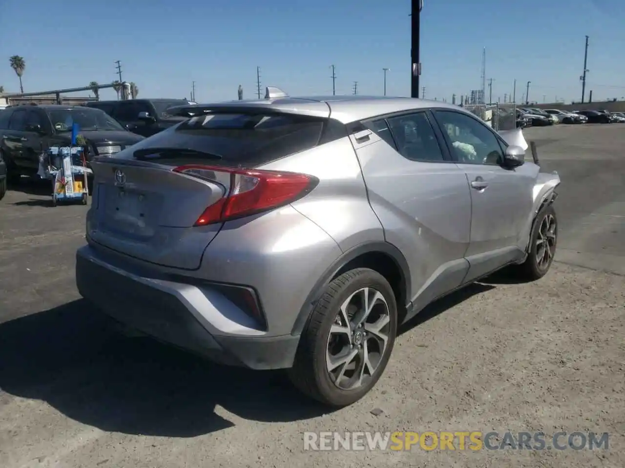 4 Photograph of a damaged car JTNKHMBX0K1062106 TOYOTA C-HR 2019