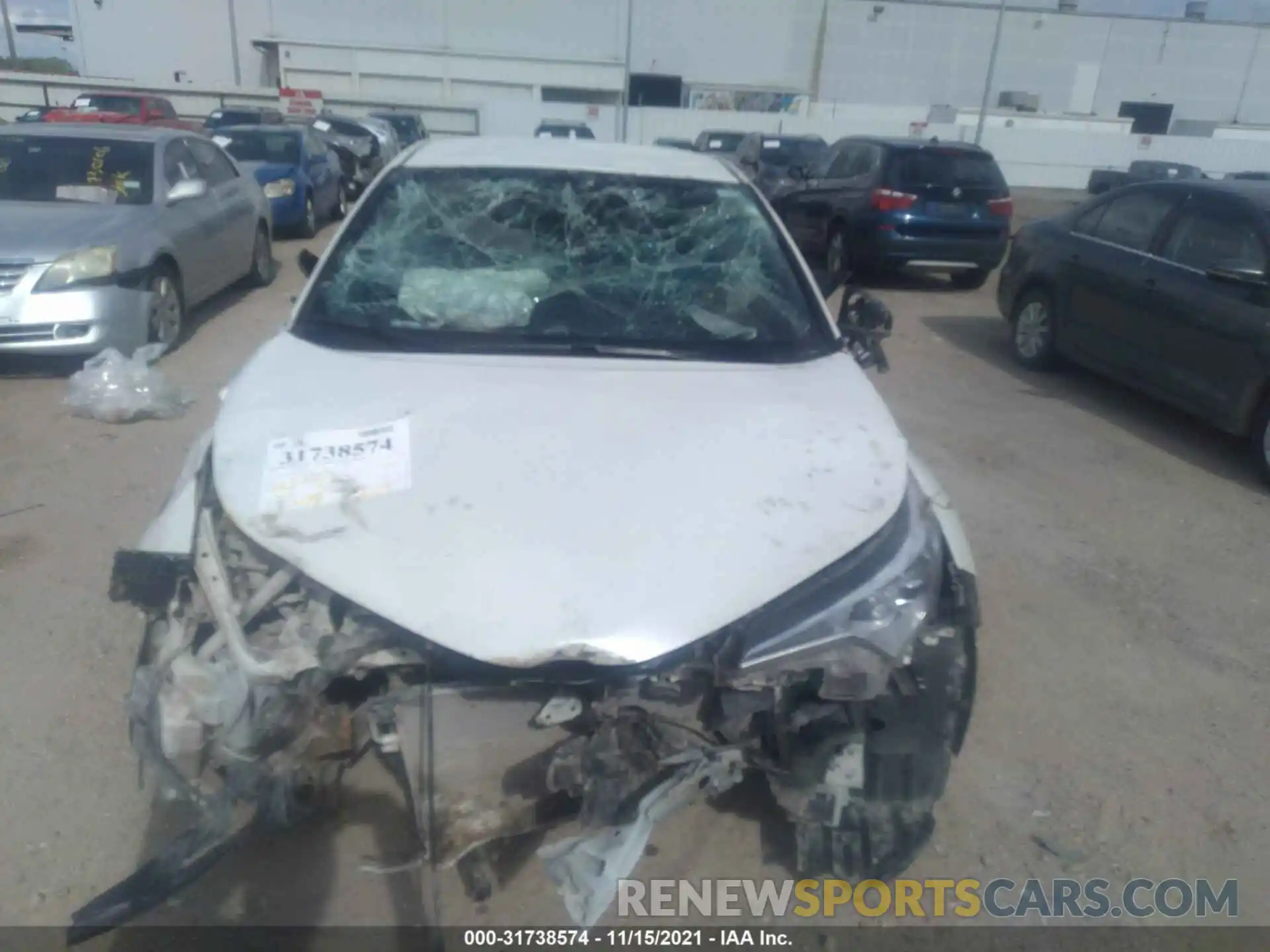 6 Photograph of a damaged car JTNKHMBX1K1012380 TOYOTA C-HR 2019