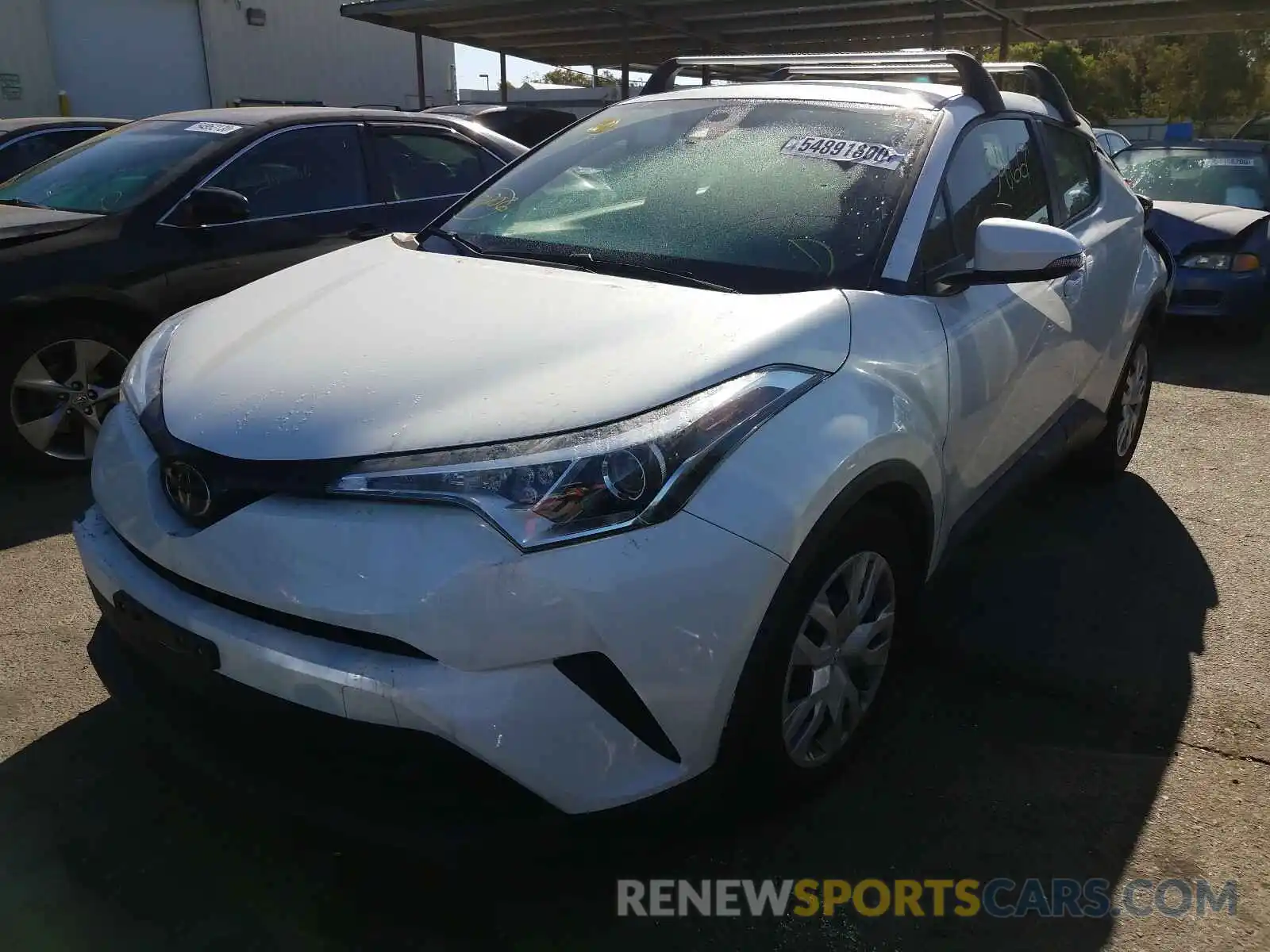 2 Photograph of a damaged car JTNKHMBX1K1012833 TOYOTA C-HR 2019