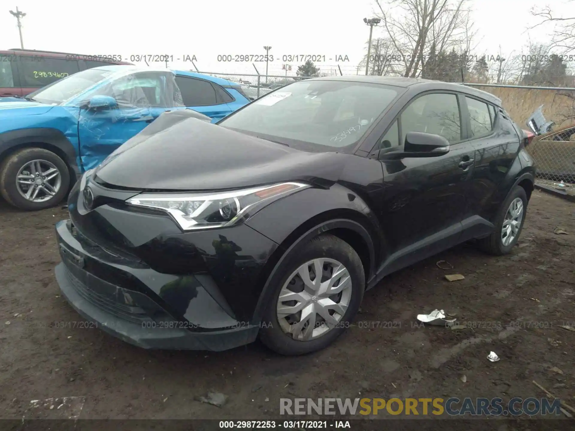 2 Photograph of a damaged car JTNKHMBX1K1013254 TOYOTA C-HR 2019