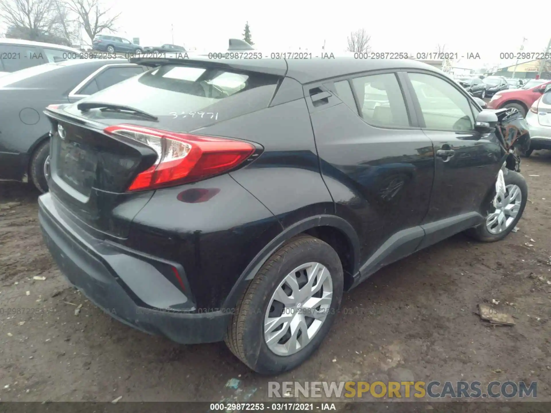 4 Photograph of a damaged car JTNKHMBX1K1013254 TOYOTA C-HR 2019