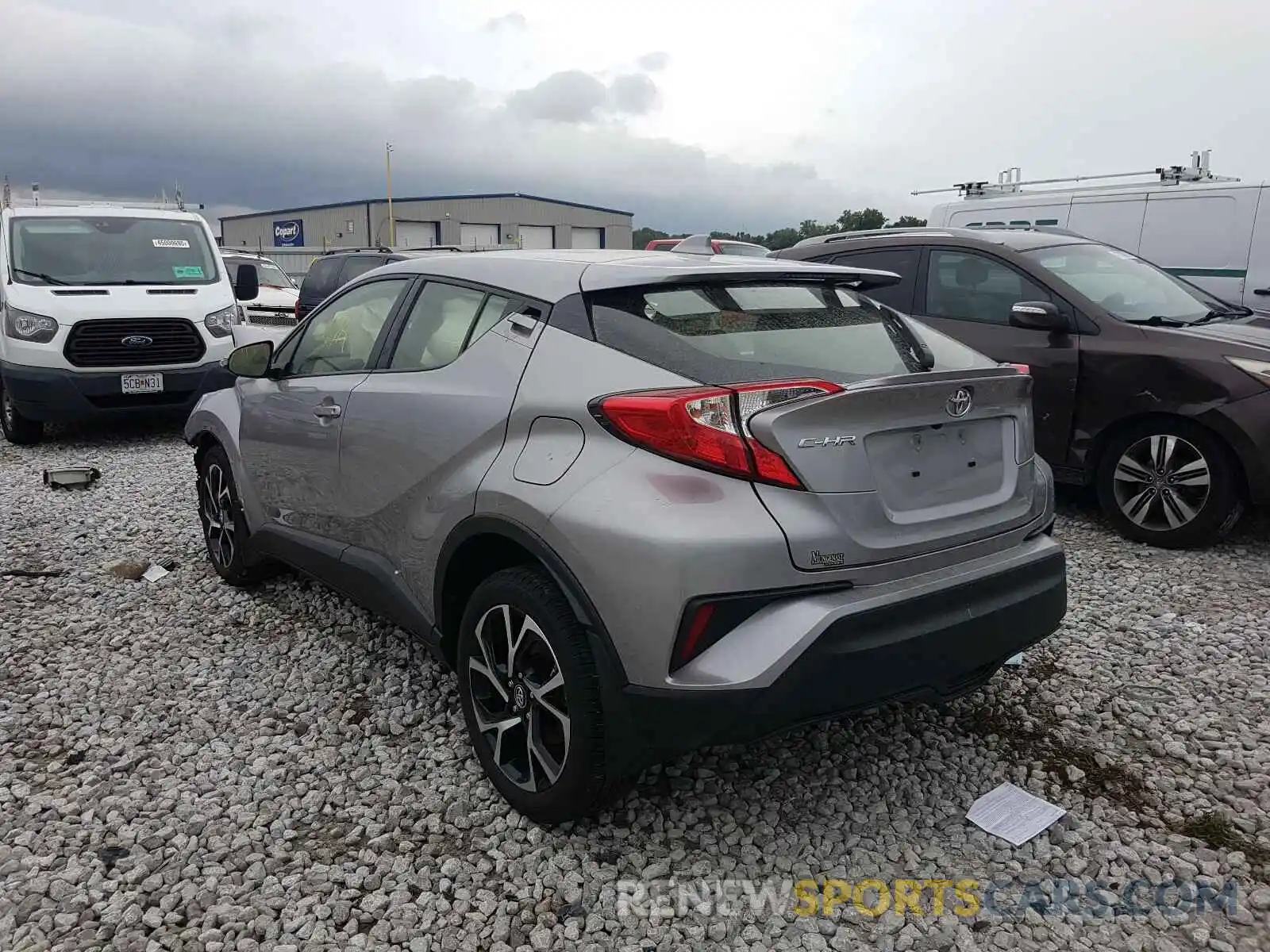 3 Photograph of a damaged car JTNKHMBX1K1015232 TOYOTA C-HR 2019