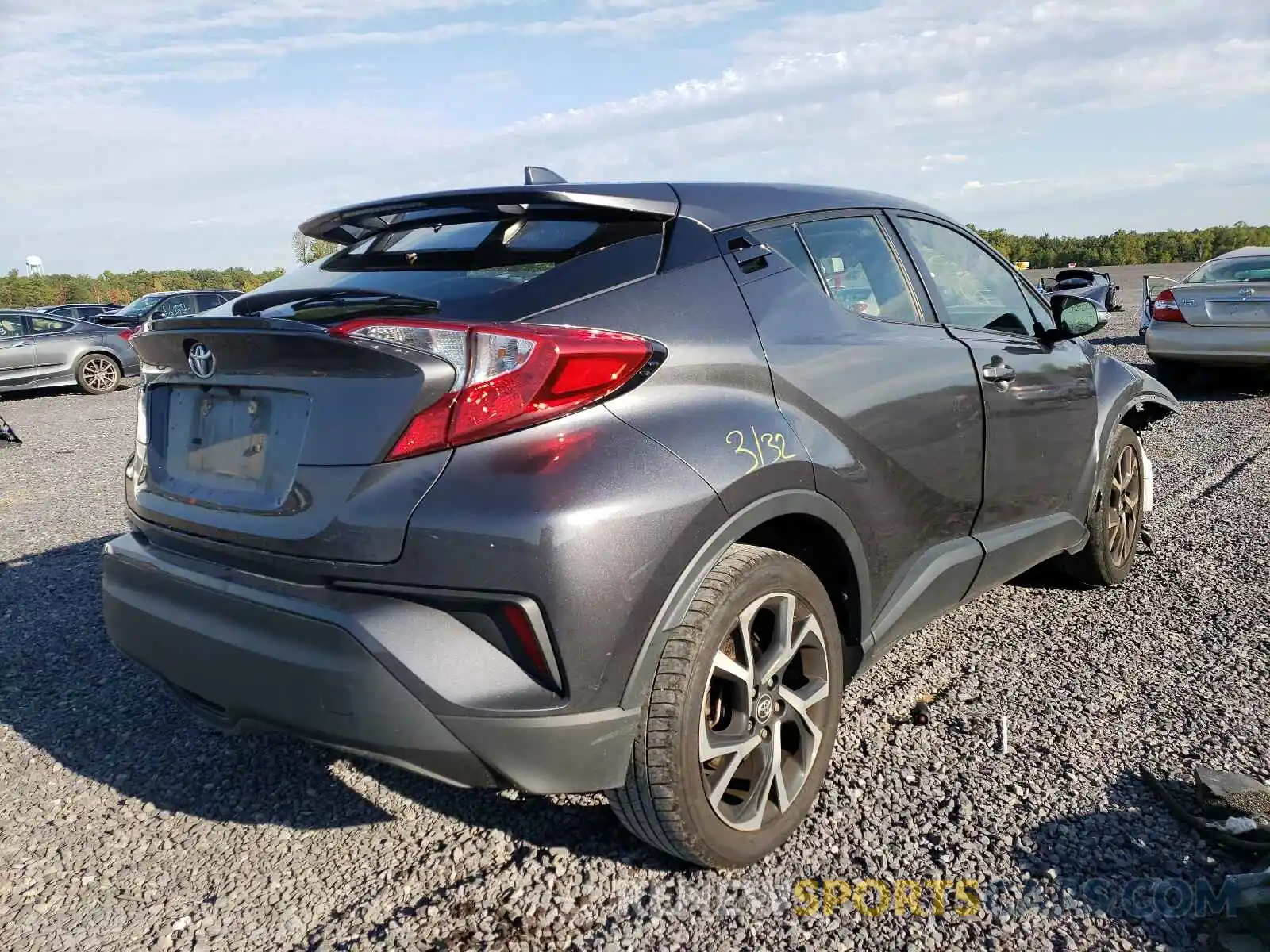 4 Photograph of a damaged car JTNKHMBX1K1015828 TOYOTA C-HR 2019