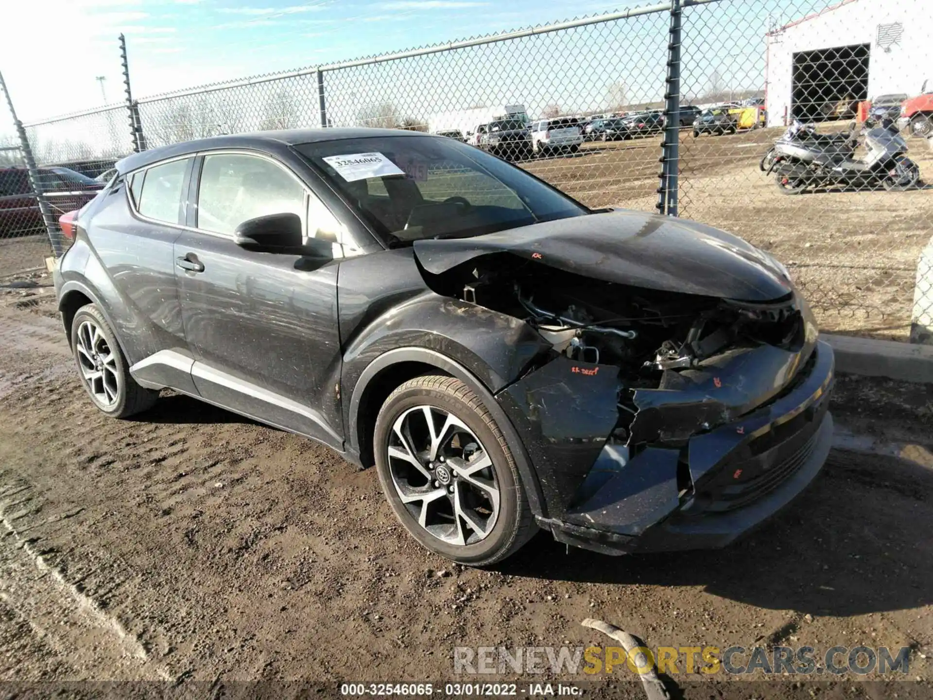 1 Photograph of a damaged car JTNKHMBX1K1016171 TOYOTA C-HR 2019