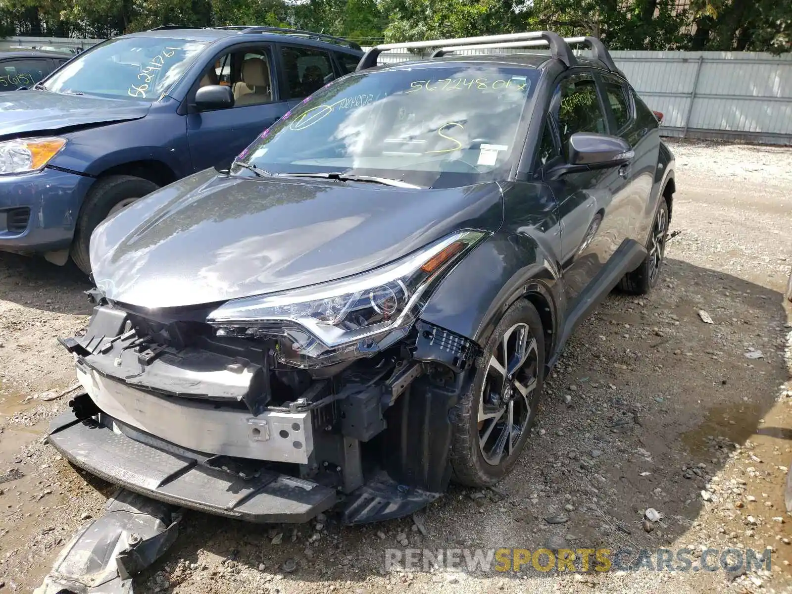 2 Photograph of a damaged car JTNKHMBX1K1017479 TOYOTA C-HR 2019