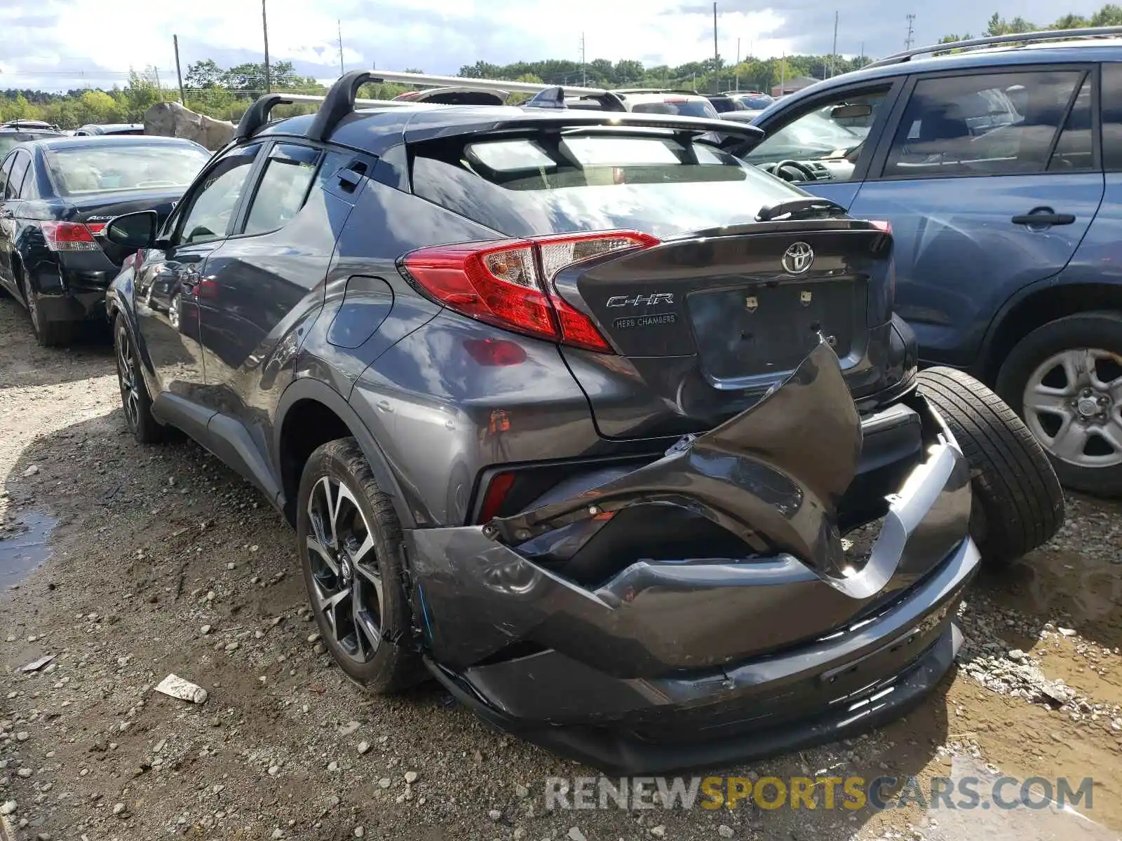 3 Photograph of a damaged car JTNKHMBX1K1017479 TOYOTA C-HR 2019