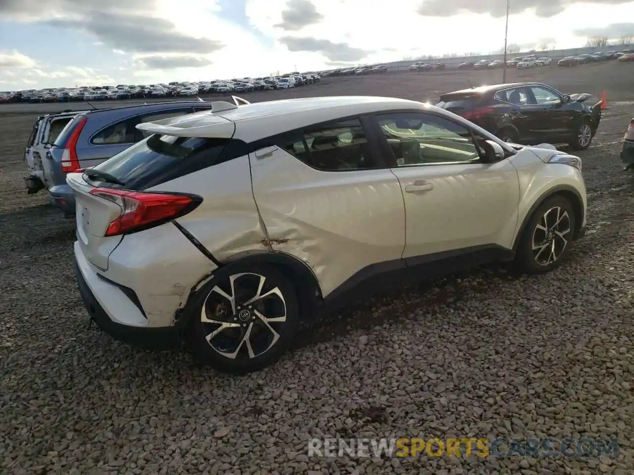 4 Photograph of a damaged car JTNKHMBX1K1017482 TOYOTA C-HR 2019