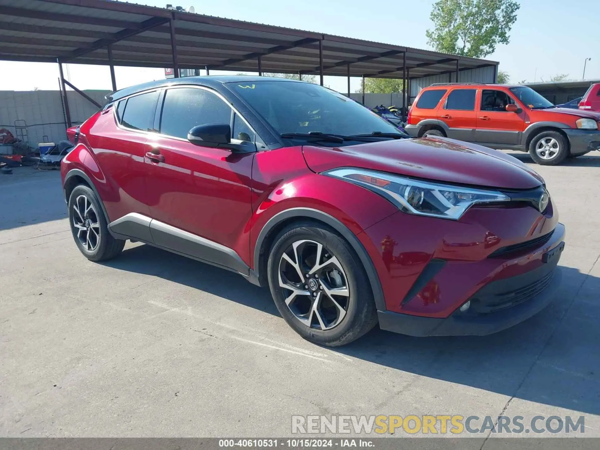 1 Photograph of a damaged car JTNKHMBX1K1022746 TOYOTA C-HR 2019