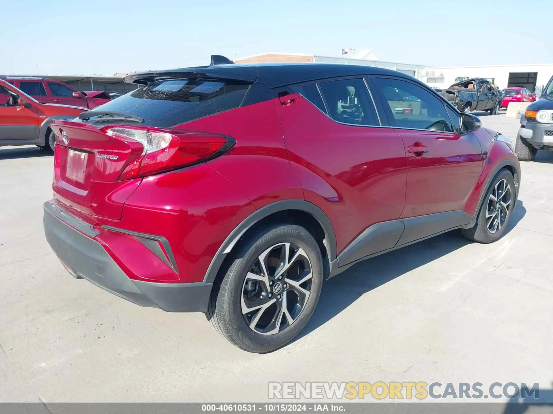4 Photograph of a damaged car JTNKHMBX1K1022746 TOYOTA C-HR 2019