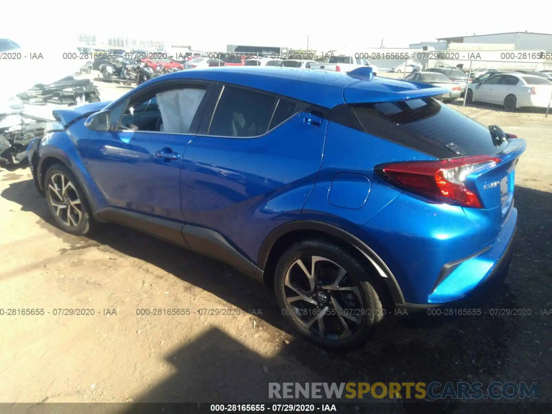 3 Photograph of a damaged car JTNKHMBX1K1023010 TOYOTA C-HR 2019