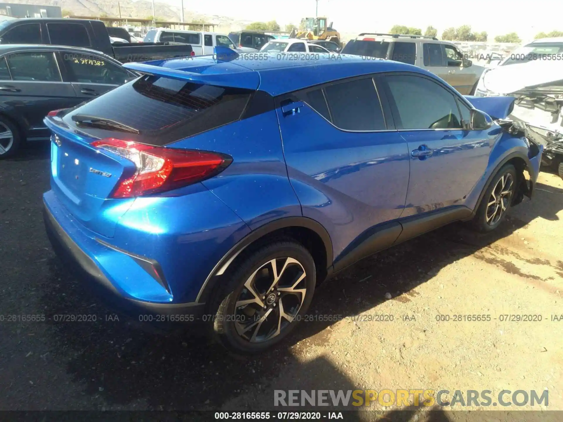 4 Photograph of a damaged car JTNKHMBX1K1023010 TOYOTA C-HR 2019