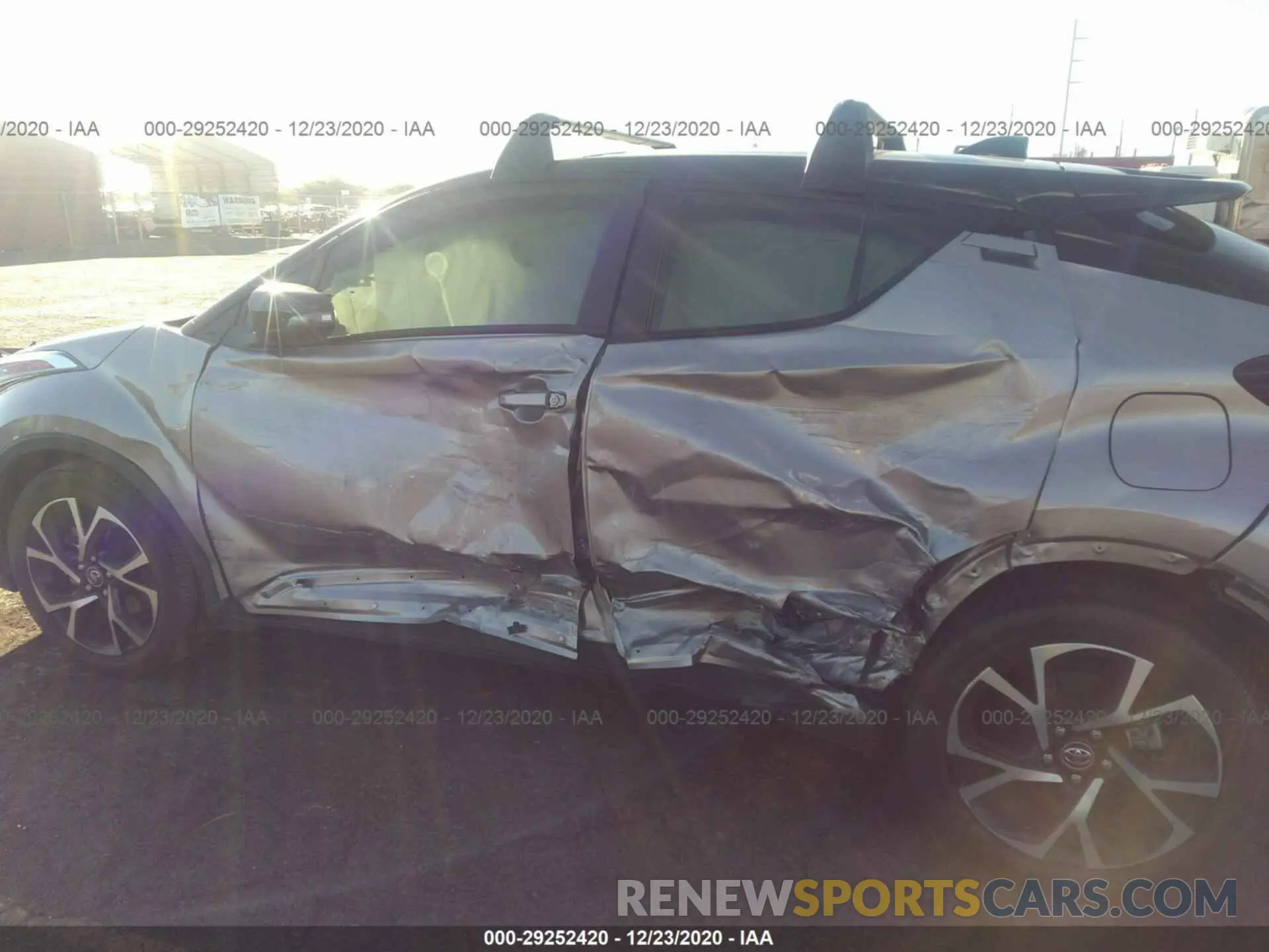 6 Photograph of a damaged car JTNKHMBX1K1027008 TOYOTA C-HR 2019