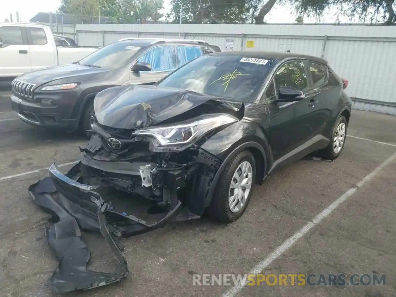 2 Photograph of a damaged car JTNKHMBX1K1029065 TOYOTA C-HR 2019