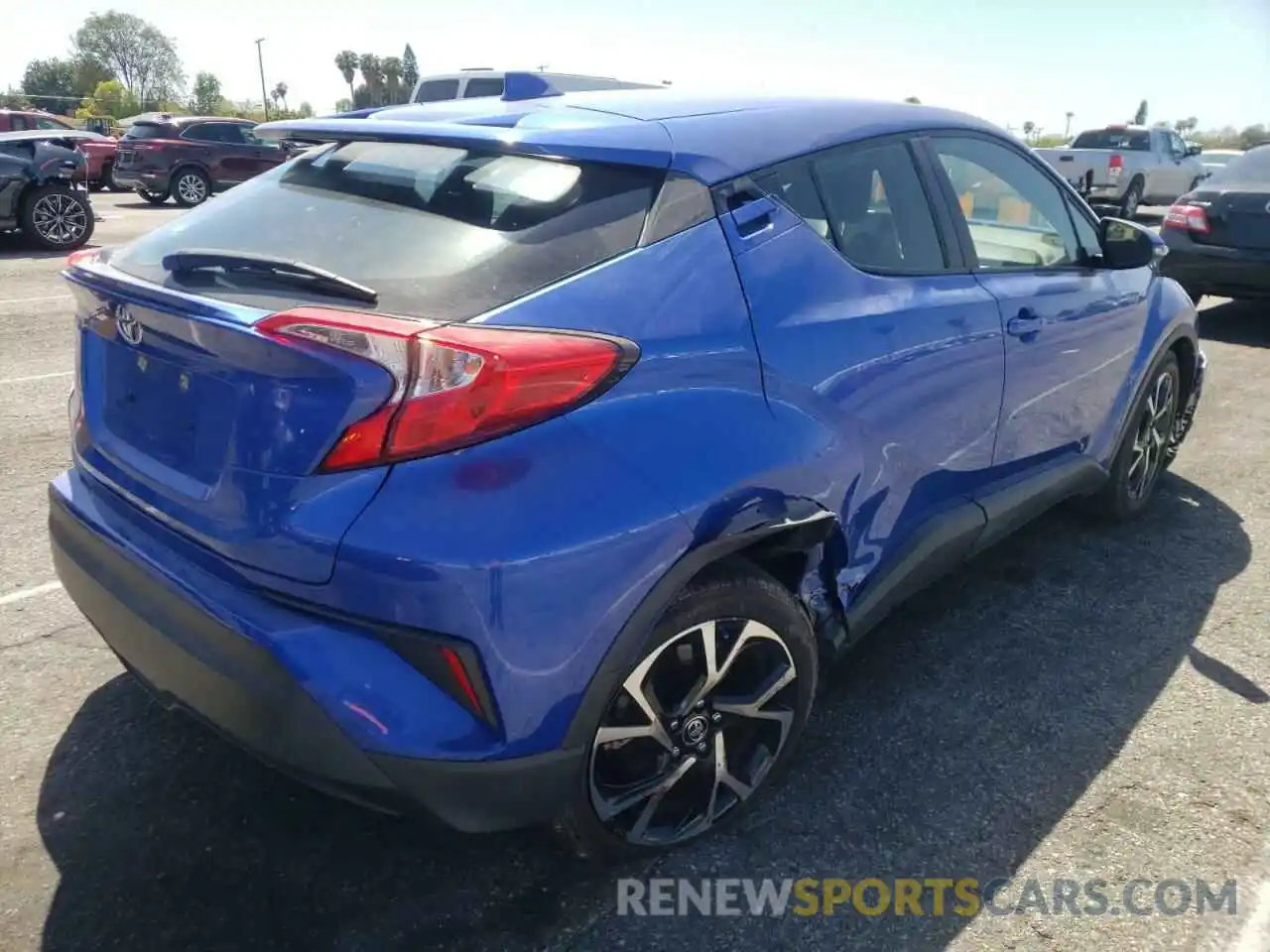 4 Photograph of a damaged car JTNKHMBX1K1032841 TOYOTA C-HR 2019