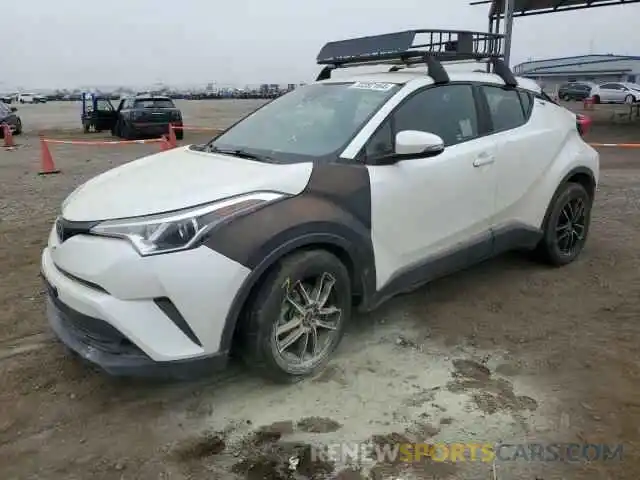 1 Photograph of a damaged car JTNKHMBX1K1033097 TOYOTA C-HR 2019