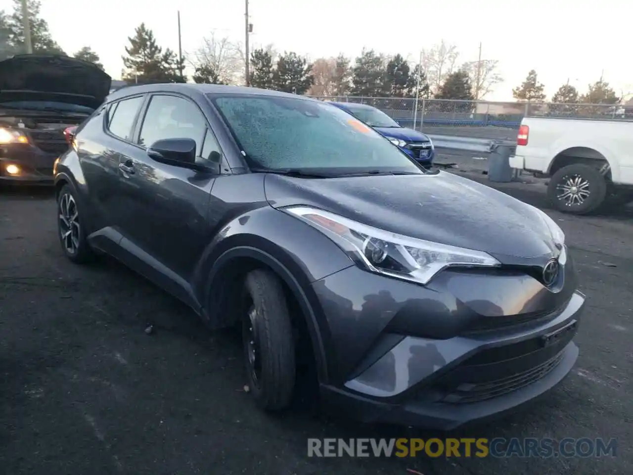 1 Photograph of a damaged car JTNKHMBX1K1033195 TOYOTA C-HR 2019