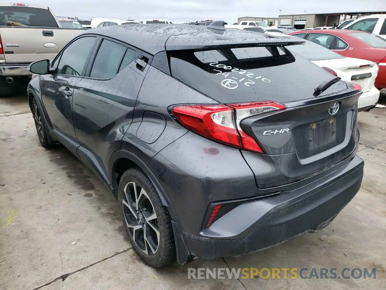 3 Photograph of a damaged car JTNKHMBX1K1037201 TOYOTA C-HR 2019