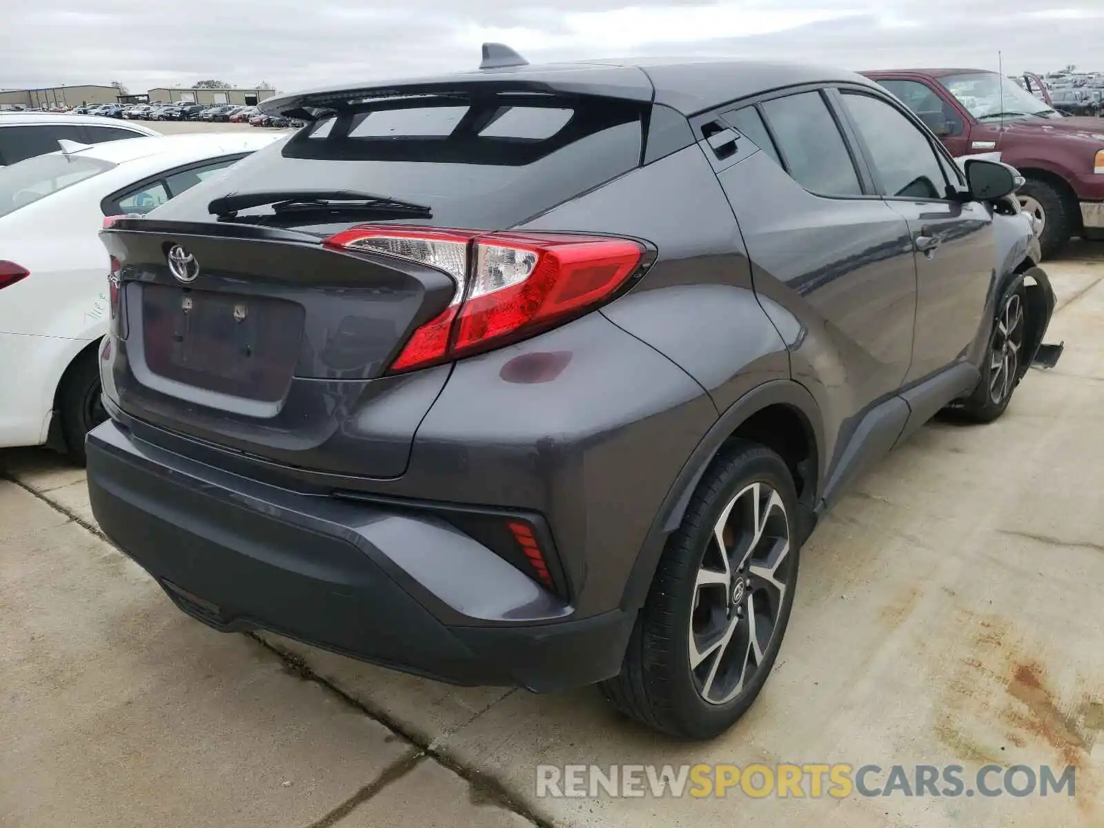 4 Photograph of a damaged car JTNKHMBX1K1037201 TOYOTA C-HR 2019