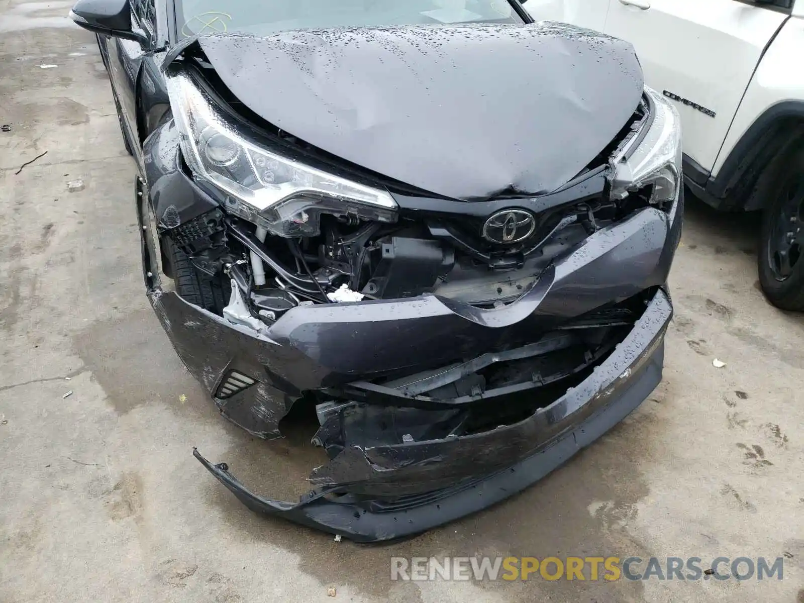 9 Photograph of a damaged car JTNKHMBX1K1037201 TOYOTA C-HR 2019